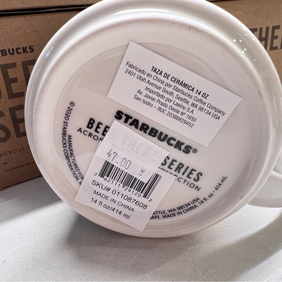 4 x Starbucks 'Been There Series' Mugs LIMA AREQUIPA CUSCO PERU. With tags. - Picture 14 of 14